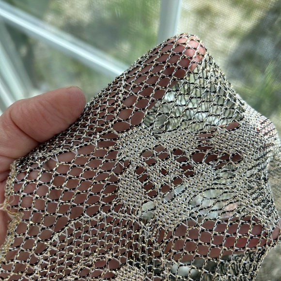 Antique gold maxi dress size M - Picture 3 of 3